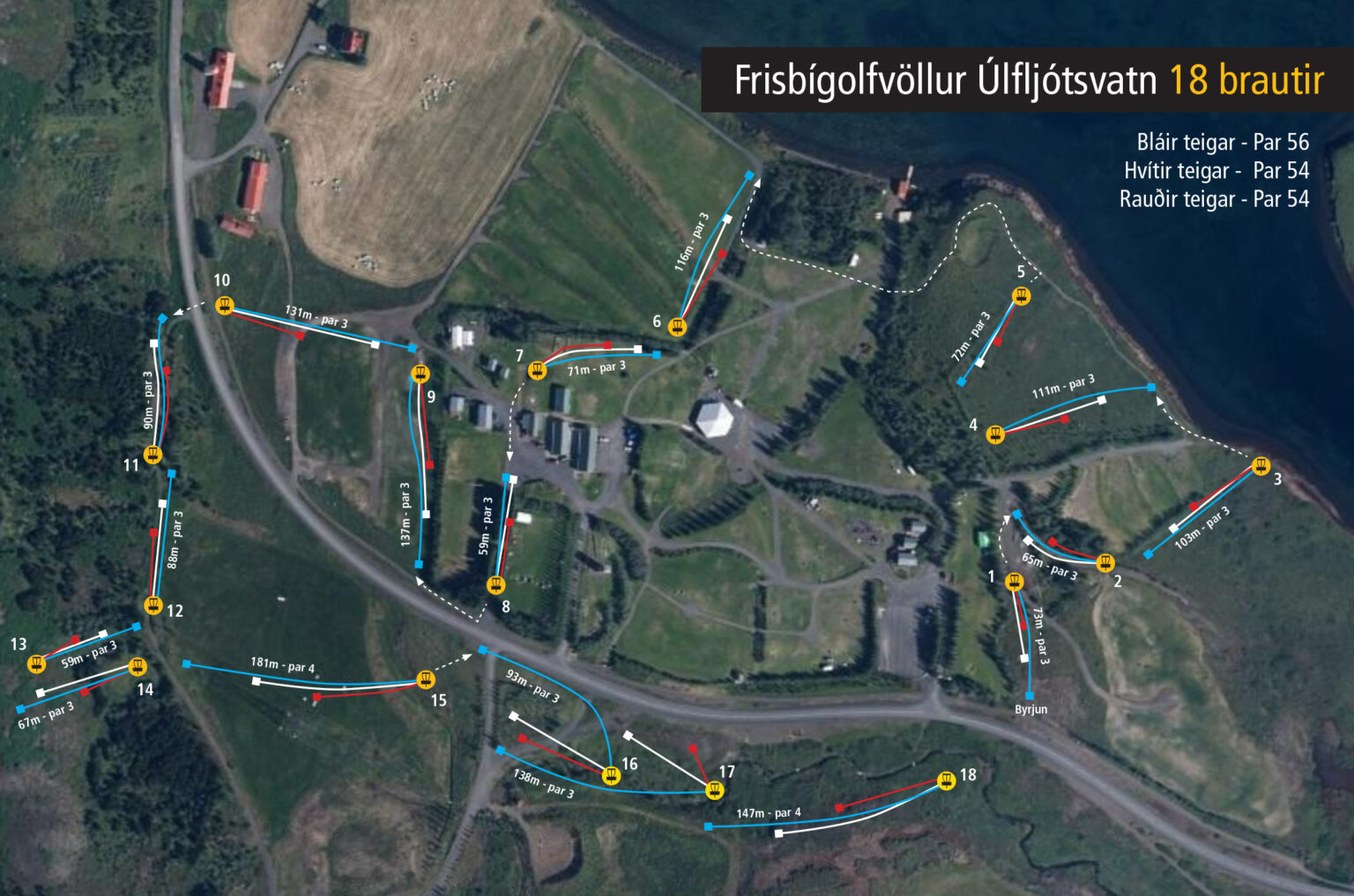 Frisbee Golf Úlfljótsvatn